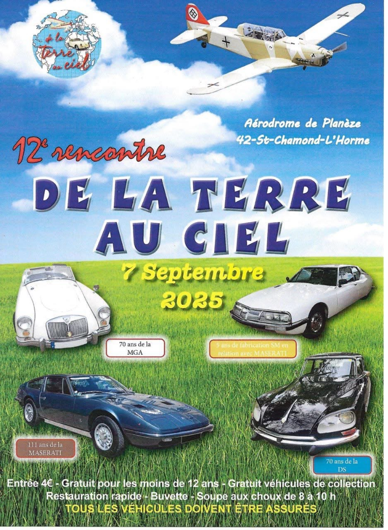 12ᵉ Rencontre « De la Terre au Ciel » – 7 septembre 2025