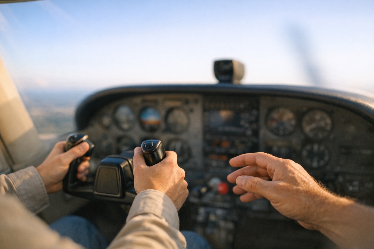 Vol d'initiation au pilotage 45 min